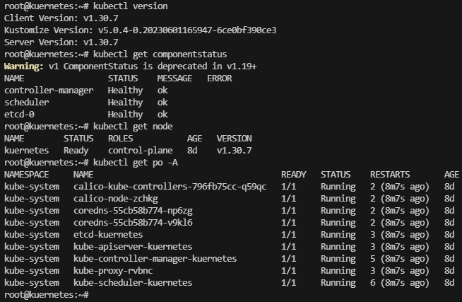 kubernetes v1.30.7
